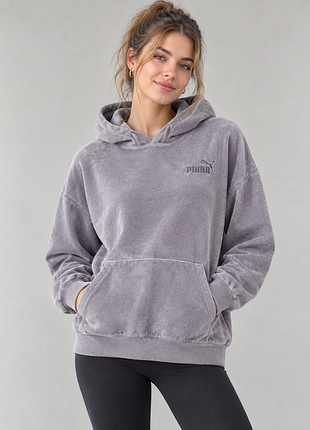 Велюрове худі з капюшоном puma ,розмір s/m