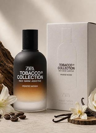 Парфумована вода від zara tobacco collection 01: rich warm addictive – frosted woods 100 мл