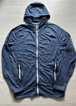 Кофта ortovox fleece space dyed hoody mens fleece jacket
