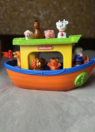 Музична розвиваюча іграшка kiddieland ковчег ноя