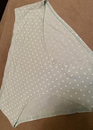 Труси бавовняні мятні в горошок xxl бренда с&а нові