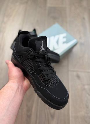 Nike air jordan retro 4 high "black cat" 7