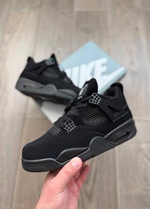 Nike air jordan retro 4 high "black cat"
