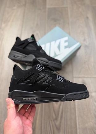 Nike air jordan retro 4 high "black cat" 6