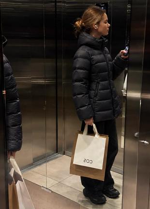Легкий женский пуховик adidas cosy down jacket (размер s)