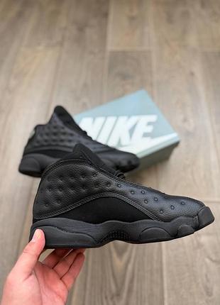 Nike jordan 13 retro "total black altitude" 6