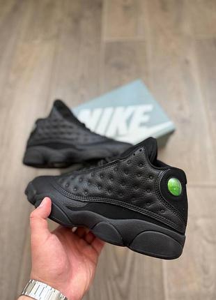 Nike jordan 13 retro "total black altitude" 2