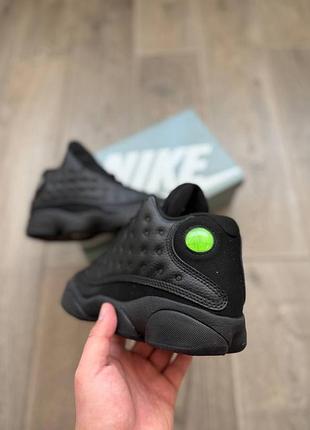 Nike jordan 13 retro "total black altitude" 3
