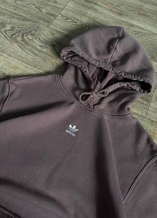 Худі adidas originals бузкове з капюшоном