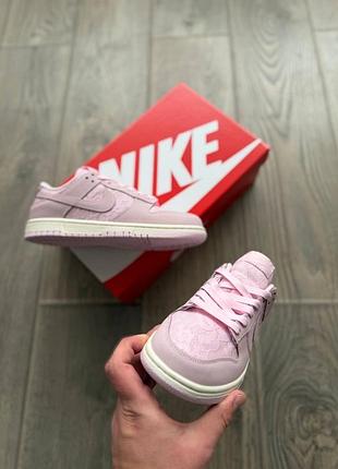 Nike dunk low wmns lace pack "regal pink" 5