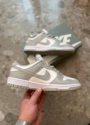 Nike dunk low retro grey white
