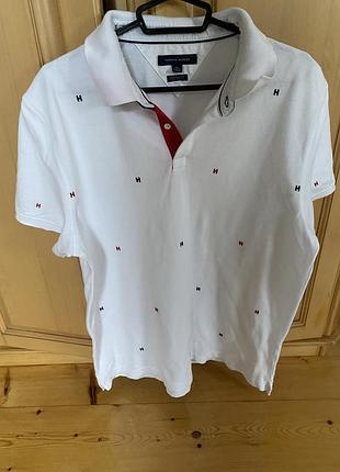 Поло бренд tommy hilfiger.ідеального стану як нове тканина бабовна.
