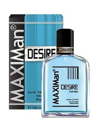 Туалетна вода чол. deside (100мл.) тм maximan