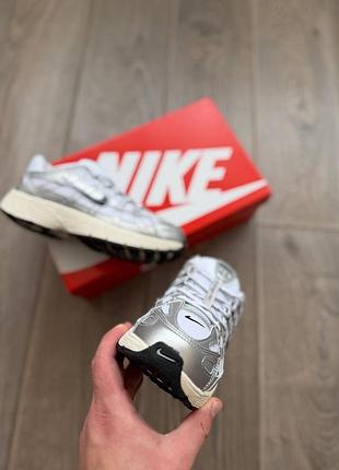 Nike p-6000 white silver black 3