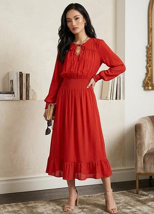 Стильне приталене плаття marks spenser 5