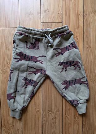 Штани з тиграми zara 1-1.5 роки