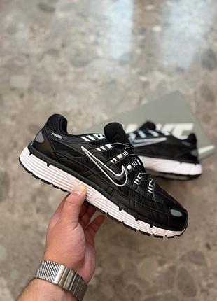 Nike p-6000 black gray white
