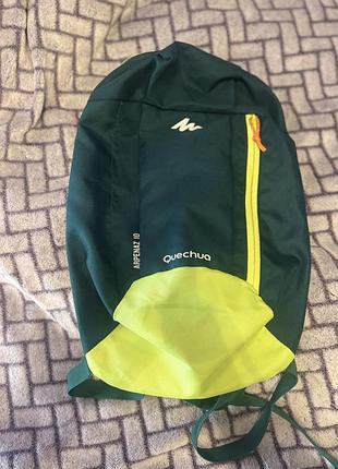 Рюкзак quechua arpenaz 10 спортивний маленький зелений