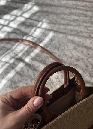 Плетена сумка кроссбоді h&m 9