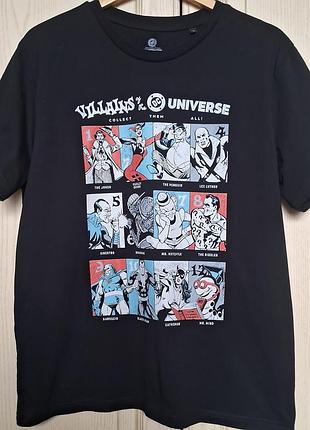 Футболка villains of the dc universe