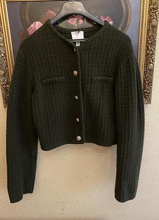 Кардиган h&m кольору хакі 3