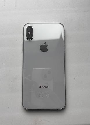 Смартфон apple iphone xs сріблястий