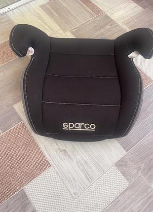 Бустер дитячий sparco група 2-3 (15-36 кг) чорний