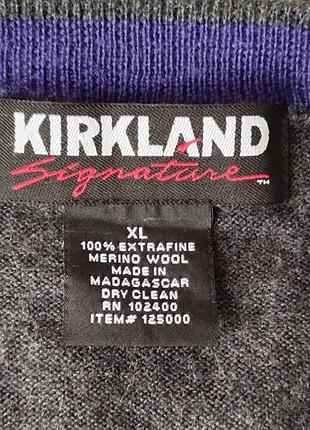 Светр вовна kirkland 4