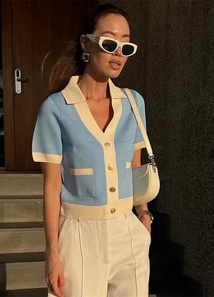 Кардиган zara в стилі old money