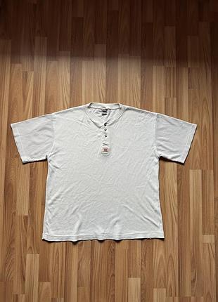 Вінтажна футболка-хенлі levi's (made in usa) / вафельна футболка levi strauss / оверсайз xl