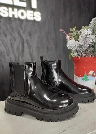 Лакові челсі від zara 4