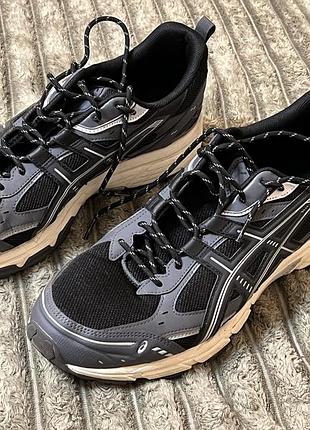 Кросівки чоловічі asics чорно-сірі спортивні