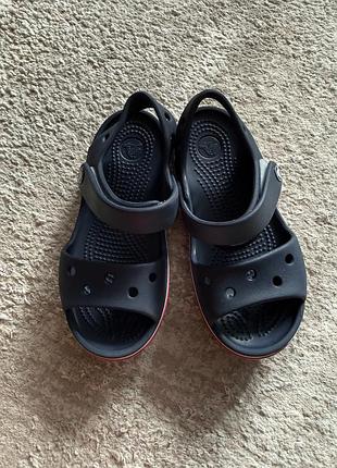 Дитячі сандалі crocs чорні
