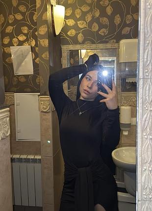 Сукня коричнева з віскози