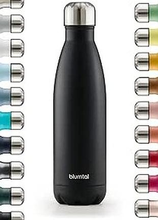 Бутилка blumtal insulated charles 1l, нержавеющая сталь, без bpa, не протекает, вакуумная изолированная бутылка для воды ta117