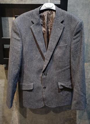 Мужской шерстяной пиджак gant размер eur 52