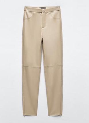 Шкіряні лосини від zara 4