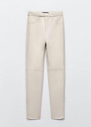 Шкіряні лосини від zara 3