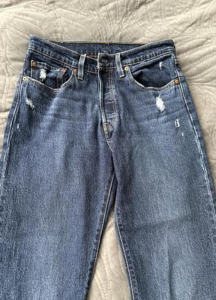 Джинси жіночі levi’s 501 сині, розмір 27