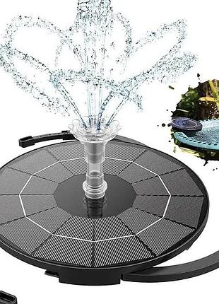 Сонячний фонтанний насос aisitin solar fountain pump 3.5w водний фонтан для саду, ставків, є в наявності ta129