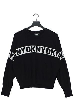 Чорний  жіночий світшот dkny m 🛍️1+1=3🛍️