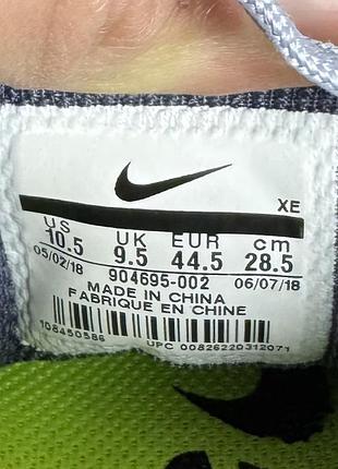 Nike zoom structure 21 кроссовки 44 размер беговые серые 2