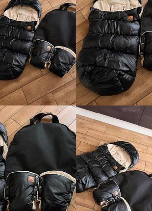 Конверт та муфти kenzo black o для коляски