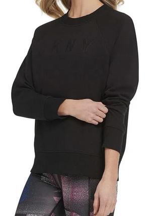 Чорний жіночий світшот dkny sport s 🛍️1+1=3🛍️