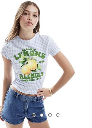 Футболка с лимонами asos