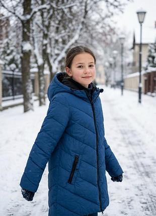 Дитячий зимовий пуховик snowimage 46/l ❄️💙
