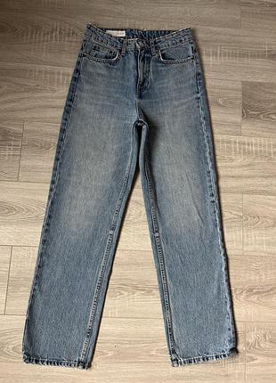 Джинси жіночі zara mom блакитні розмір 36