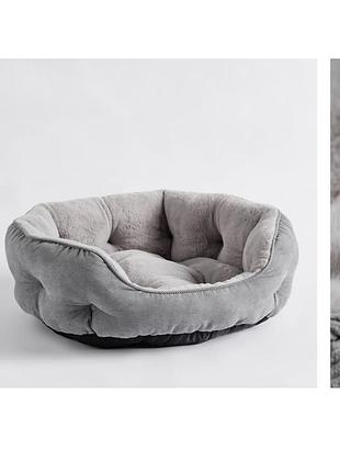 Лежак для котів та собак home&you пухнастий 65x70 см
