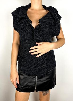 Cop copine onyx gillet жилет жіночий кардиган мохер
