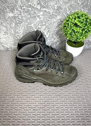 Lowa gore-tex ботинки 41 размер трекинговые кожаные серые